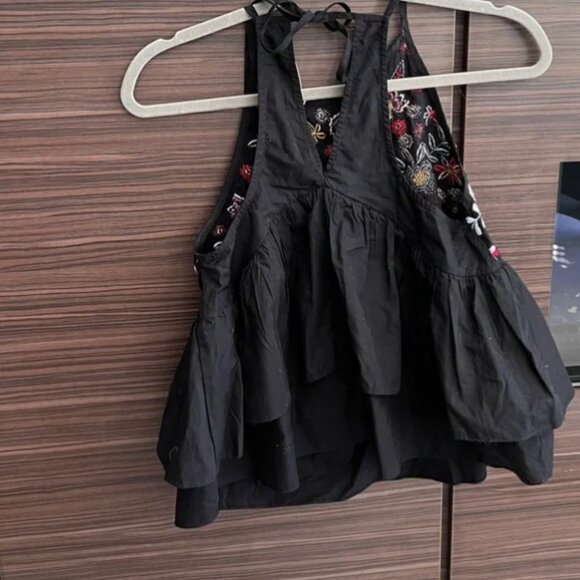 Zara TRF Embroidered Top - Picture 2 of 6